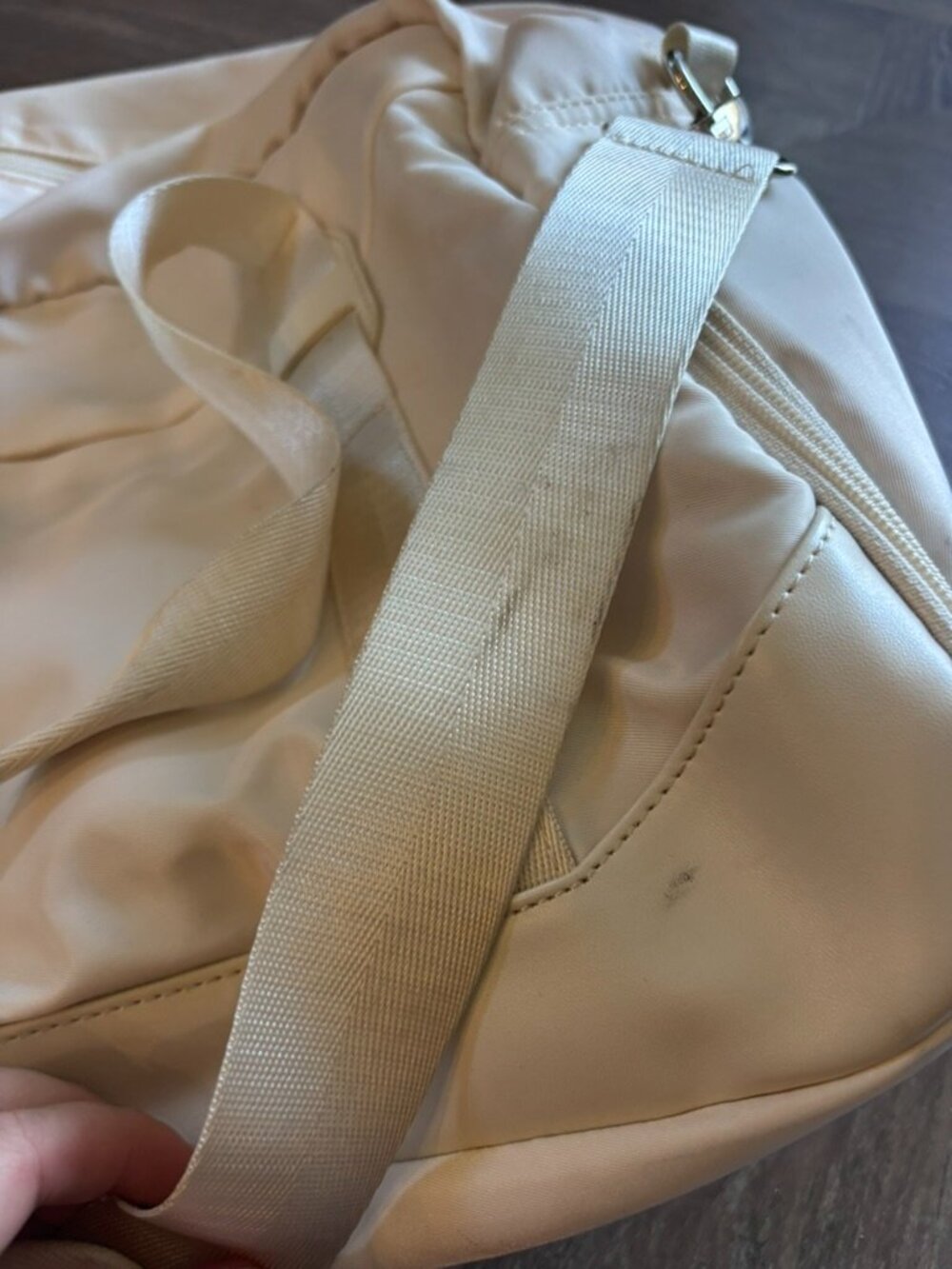 CREAM LONG VACATION Women's Travel Duffel Bag - Picture 10 of 14